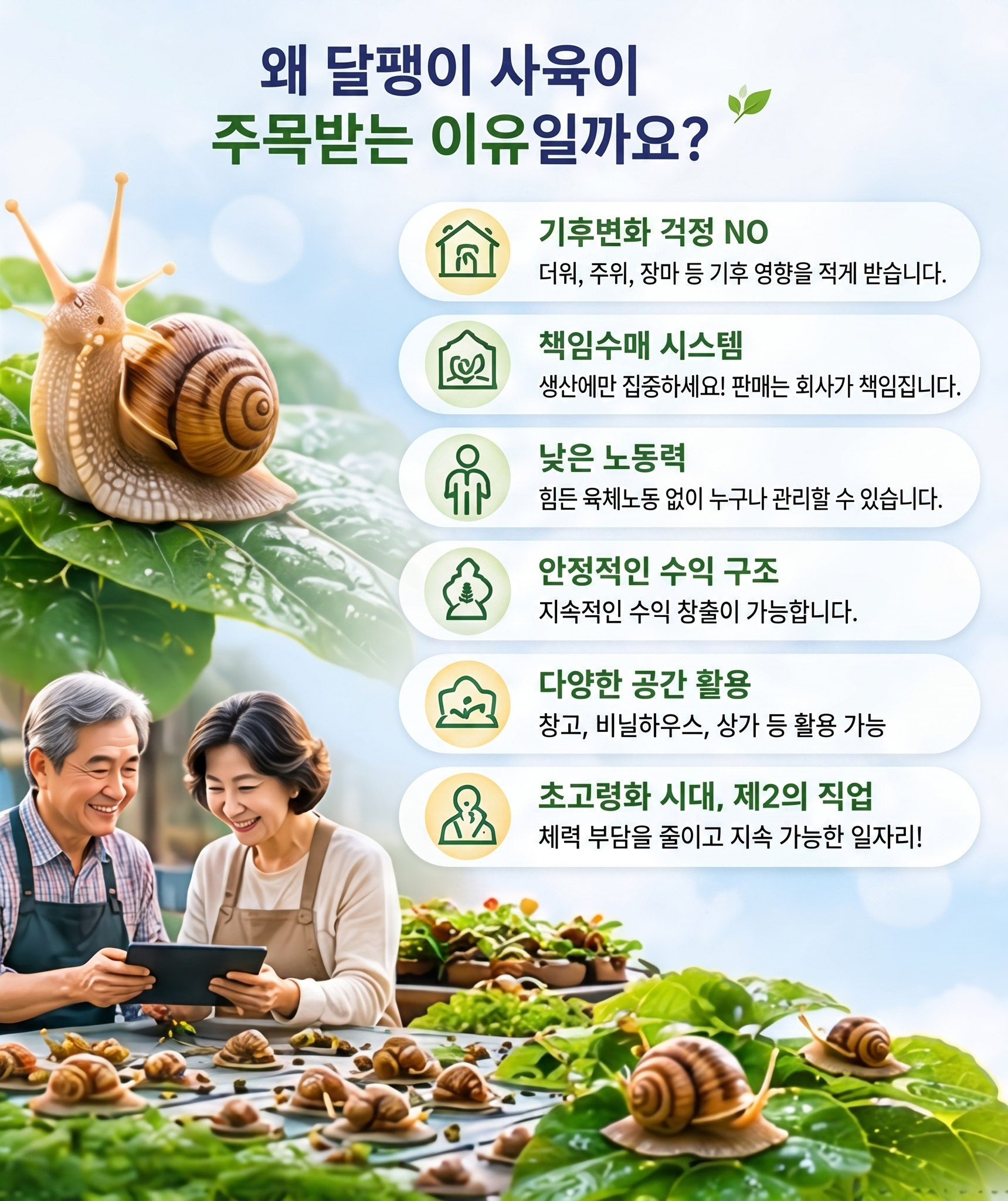 왜 달팽이 사육이 주목받는가