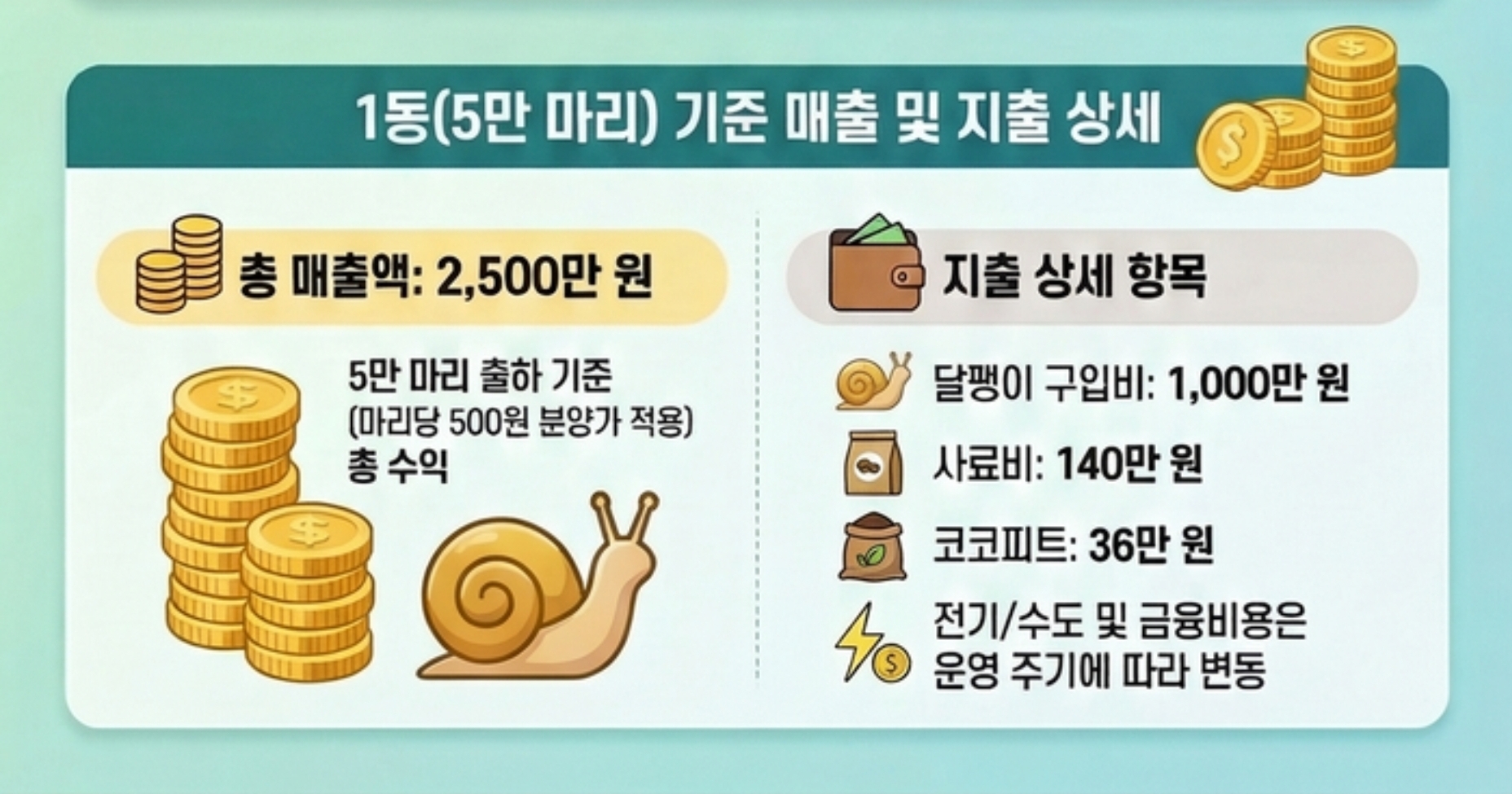 매출 및 지출 상세